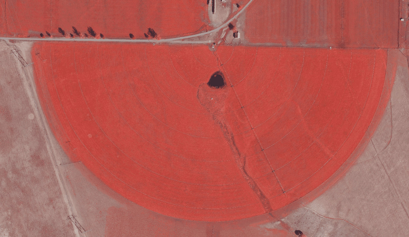 Floodplain analysis showing terrain and water flow